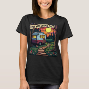 Camiseta Salvar nuestro bosque nacional