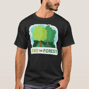 Camiseta Salvar nuestro medio ambiente saludable de energía