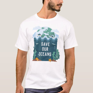 Camiseta Salvar nuestro Personalizable del Día de la Tierra