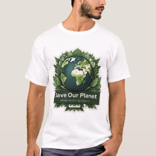 Camiseta Salvar nuestro planeta - Des ecológicos inspirados