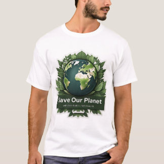Camiseta Salvar nuestro planeta - Des ecológicos inspirados