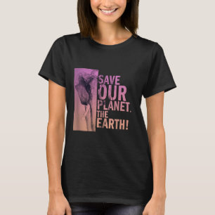 Camiseta Salvar nuestro planeta El medio ambiente del elefa