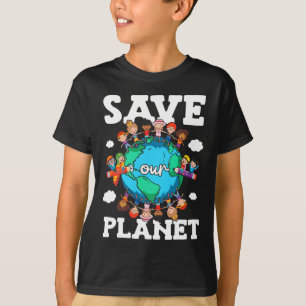 Camiseta Salvar nuestro planeta Naturaleza Promoción Concie