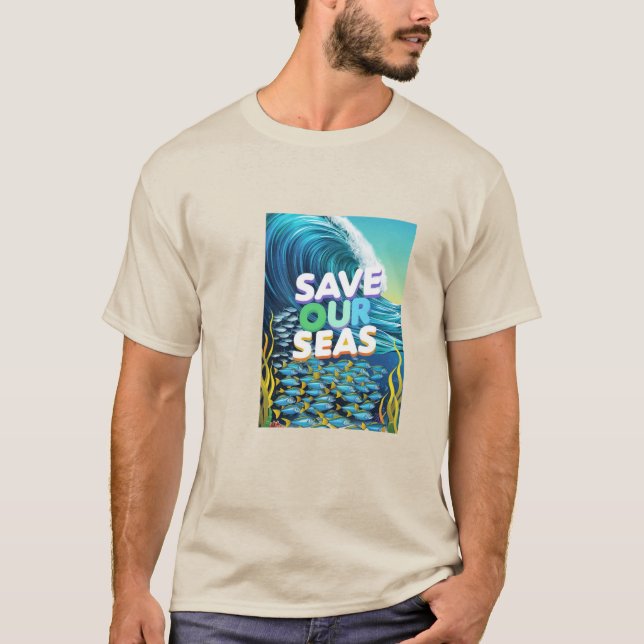 Camiseta Salvar nuestros mares (Anverso)