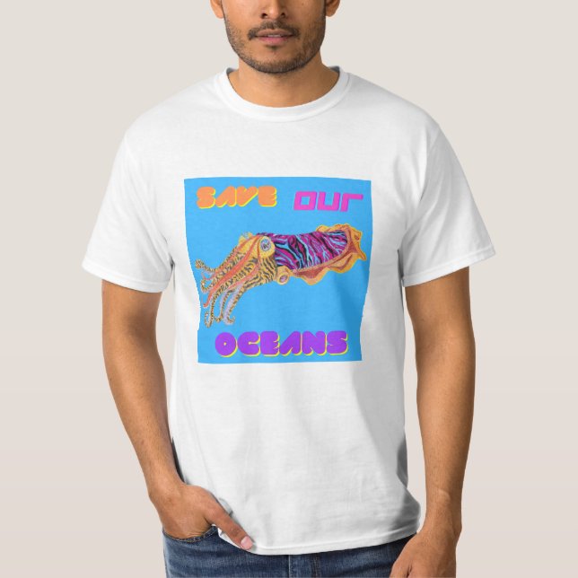 Camiseta Salvar nuestros océanos (Anverso)