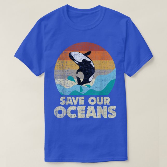 Camiseta Salvar nuestros océanos Día de la Tierra de Ballen (Diseño del anverso)