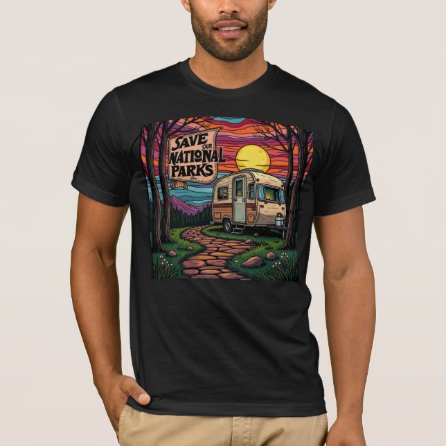 Camiseta Salvar Nuestros Parques Nacionales (Anverso)