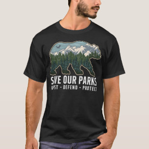 Camiseta Salvar nuestros parques resistir el Parque Naciona