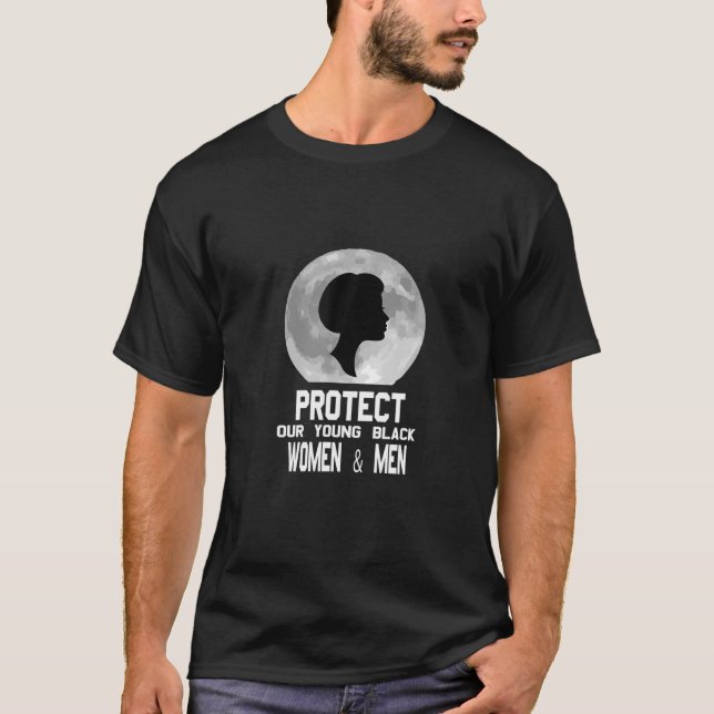 Camiseta SALVAR, proteger a nuestras mujeres negras (Anverso)