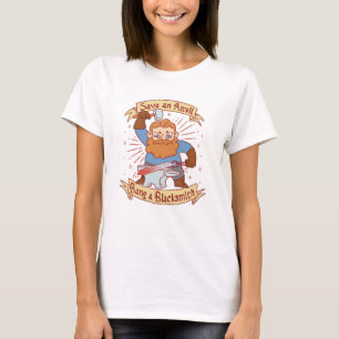 Camiseta Salvar un Anvil Bang un herrero