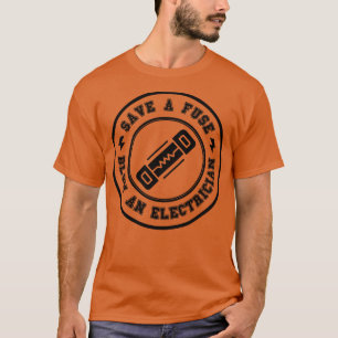 Camiseta Salvar un golpe de humo a un electricista 32