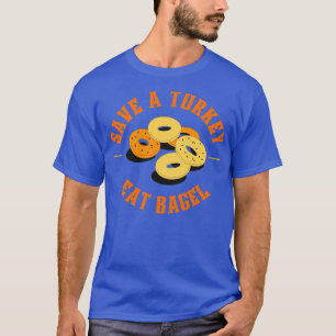 Camiseta Salvar un pavo y comer un bagel