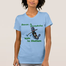 Camiseta Salvar una carrera en Gondola un italiano