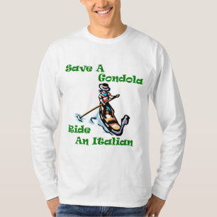 Camiseta Salvar una carrera en Gondola un italiano