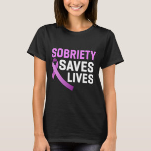 Camiseta Salvar vidas terminar con adicción Conciencia de s