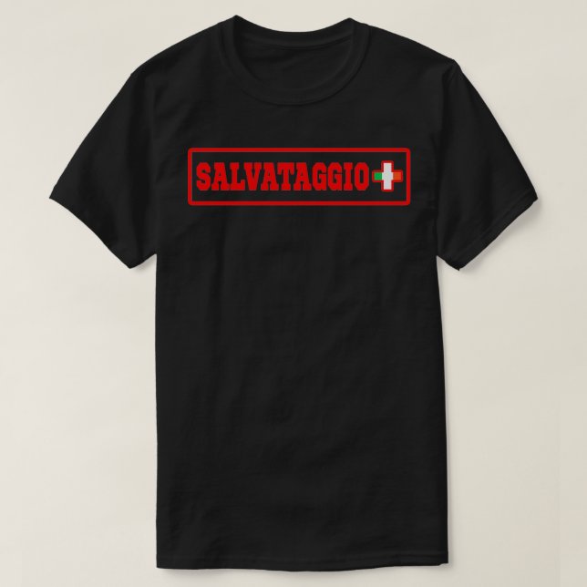 Camiseta Salvataggio (Diseño del anverso)