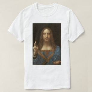 Camiseta Salvator Mundi de Leonardo da Vinci