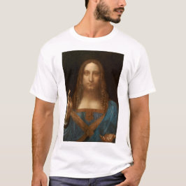 Camiseta Salvator Mundi (Salvador del Mundo) (da Vinci)