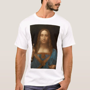 Camiseta Salvator Mundi (Salvador del Mundo) (da Vinci)