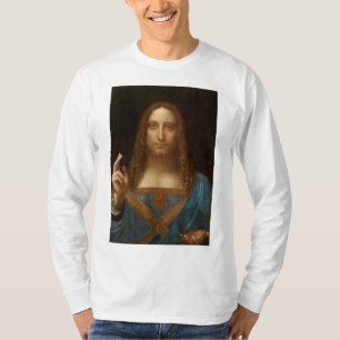 Camiseta Salvator Mundi (Salvador del Mundo) (da Vinci)