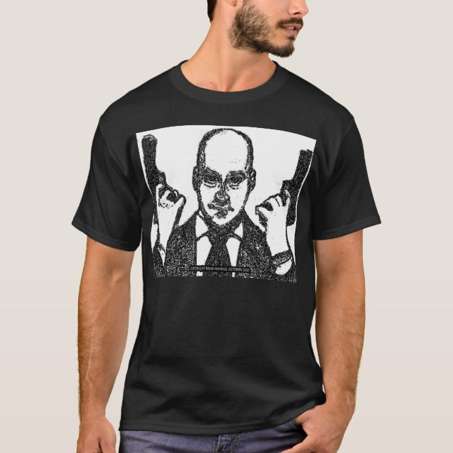 Camiseta Salvatore a los secuestradores radicales en un neg (Anverso)