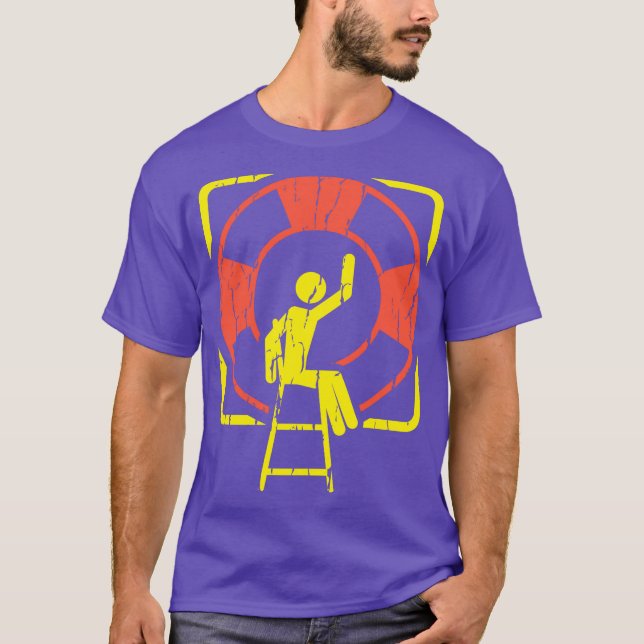 Camiseta Salvavidas de playa en un barco con tarifa premium (Anverso)