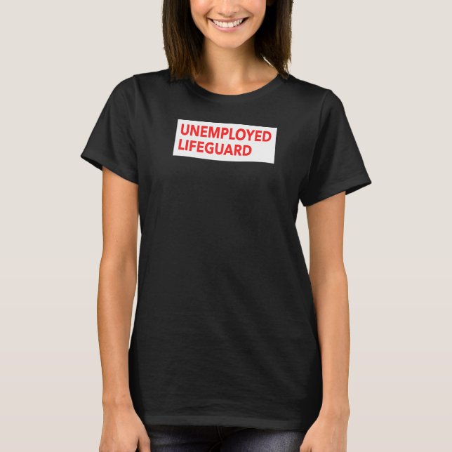 Camiseta Salvavidas desempleados (Anverso)
