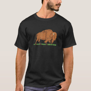 Camiseta Salvavidas Zoo Keeper Bison American Buffalo
