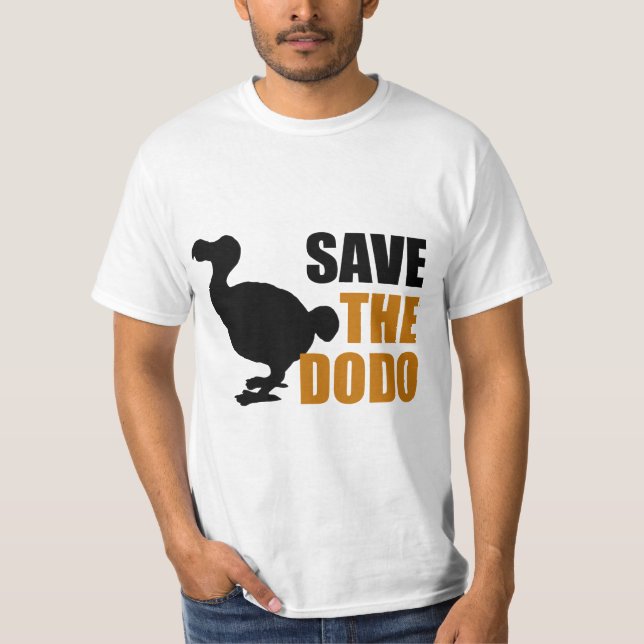 Camiseta ¡Salve El Pájaro Dodo! (Anverso)