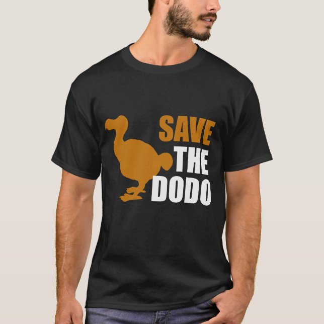 Camiseta ¡Salve El Pájaro Dodo! (Anverso)