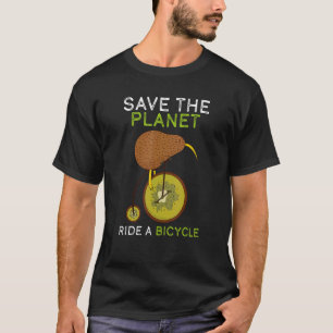 Camiseta Salve El Planeta Bicicleta De Montaña Kiwi Ciclism
