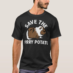 Camiseta salve la bateria de guinea de papa premium