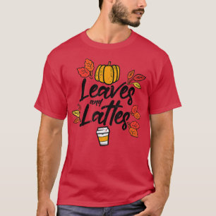 Camiseta Salve Lattes Calabaza Spice Fall Otoño Thanksgivi