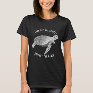 Camiseta Salvemos A Las Tortugas De Mar Protegiendo El Océa