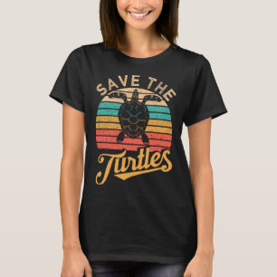 Camiseta Salvemos A Las Tortugas Derechos De Los Animales M