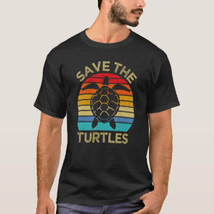 Camiseta Salvemos A Las Tortugas Derechos De Los Animales M