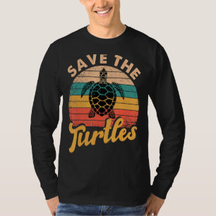 Camiseta Salvemos A Las Tortugas Derechos De Los Animales M