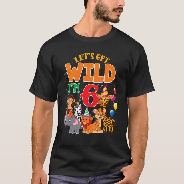 Camiseta Salvemos a los 6 años de vida animal Safari zoológ (Anverso)