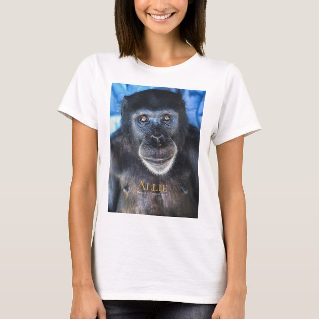 Camiseta Salvemos a los aliados de los chimpancés (Anverso)