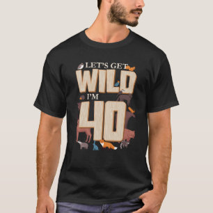 Camiseta Salvemos a los animales de Woodland en los 40 años