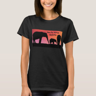 Camiseta Salvemos a los elefantes africanos