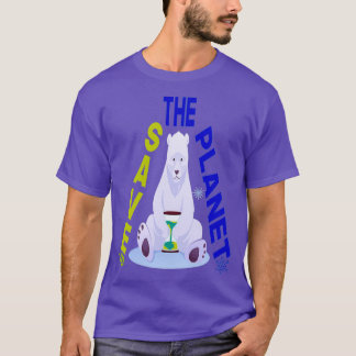 Camiseta Salvemos a los osos polares Salvemos al planeta