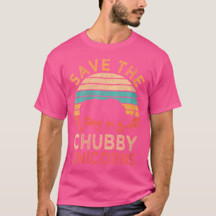 Camiseta Salvemos a los unicornios gordos, divertido rinoce