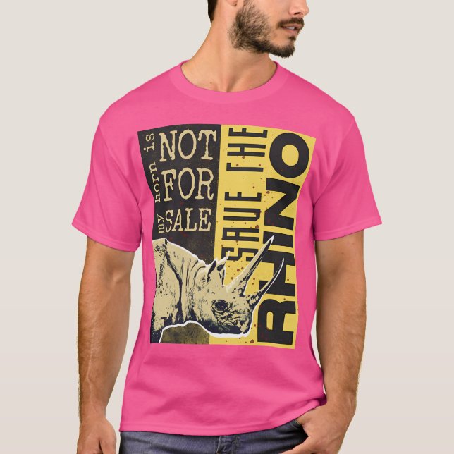 Camiseta Salvemos El Arte Rino-Ambiental (Anverso)