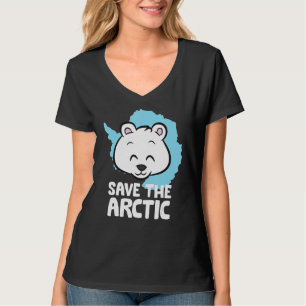 Camiseta Salvemos el Pola del Cambio Climático del Calentam