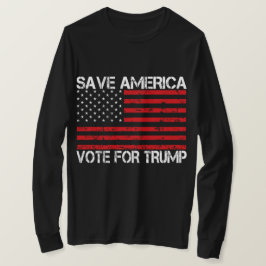 Camiseta Salvemos el voto de Estados Unidos por Trump