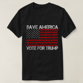 Camiseta Salvemos el voto de Estados Unidos por Trump