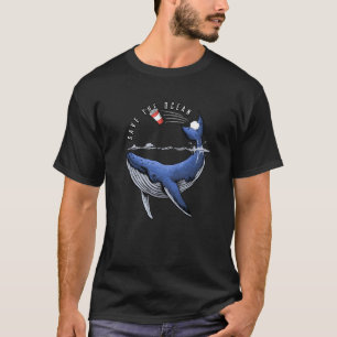 Camiseta Salvemos la conservación del océano salve nuestros