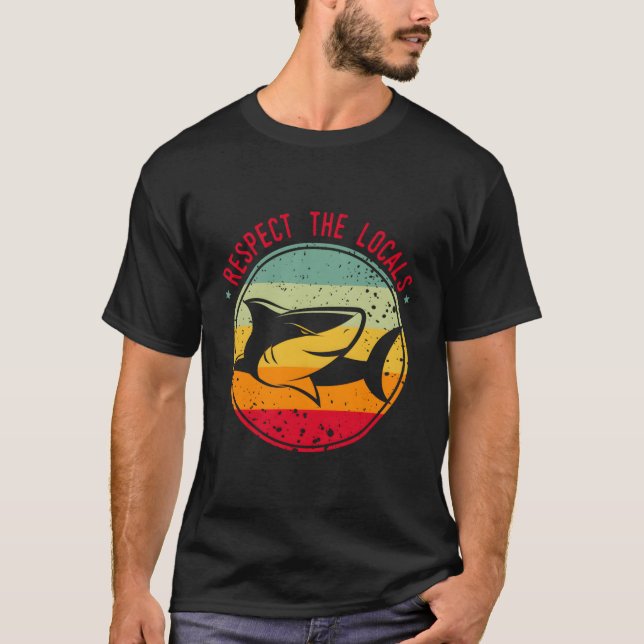 Camiseta Salvemos Los Derechos De Los Tiburones De Ocean Be (Anverso)