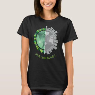 Camiseta Salvemos nuestro planeta y el calentamiento global